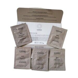 5x Codex Beauty Labs Cream Lot Set Brightening Refreshing Sample Travel 0.03 oz